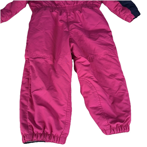 Lands' End Kids Pink & Navy Blue Squall Waterproof Insulated Snowsuit Size 4T A1 - Picture 5 of 6